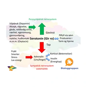 Serotonintap og gevinst